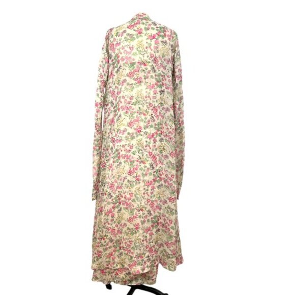 Paulmi & Harsh Draper Skirt Crop Kimono 3 Peice Set Large - Picture 5 of 6